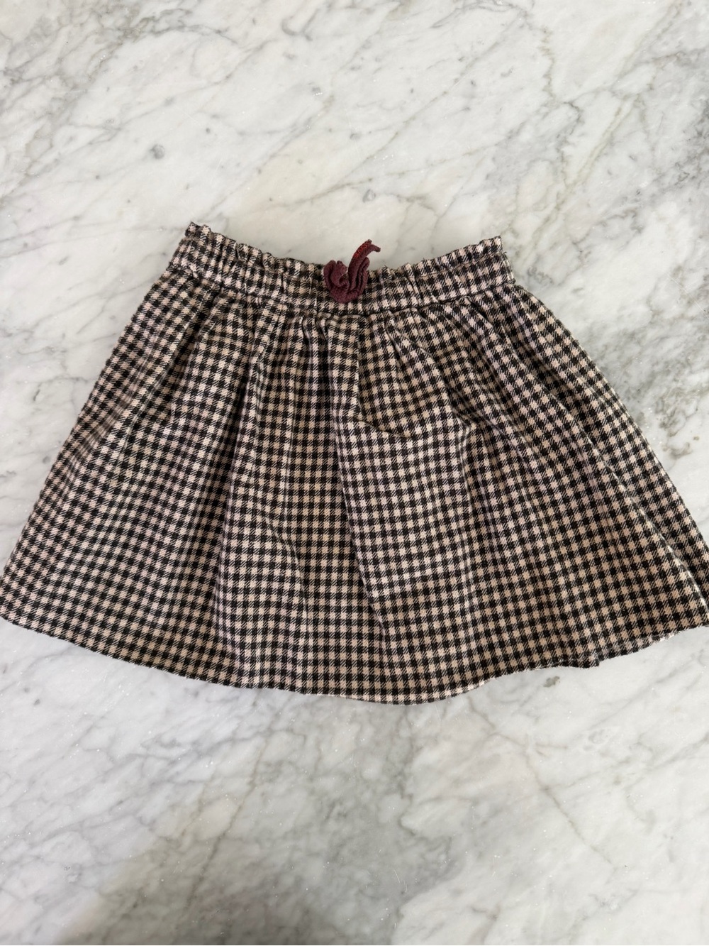 Zara check skirt